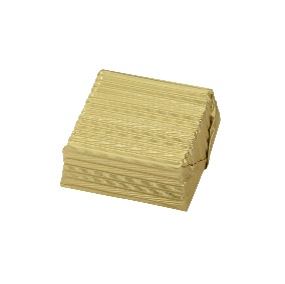 Picture of SQUARE - GIANDUJA FILLED MILK CHOCOLATE GOLD 2,4Kg