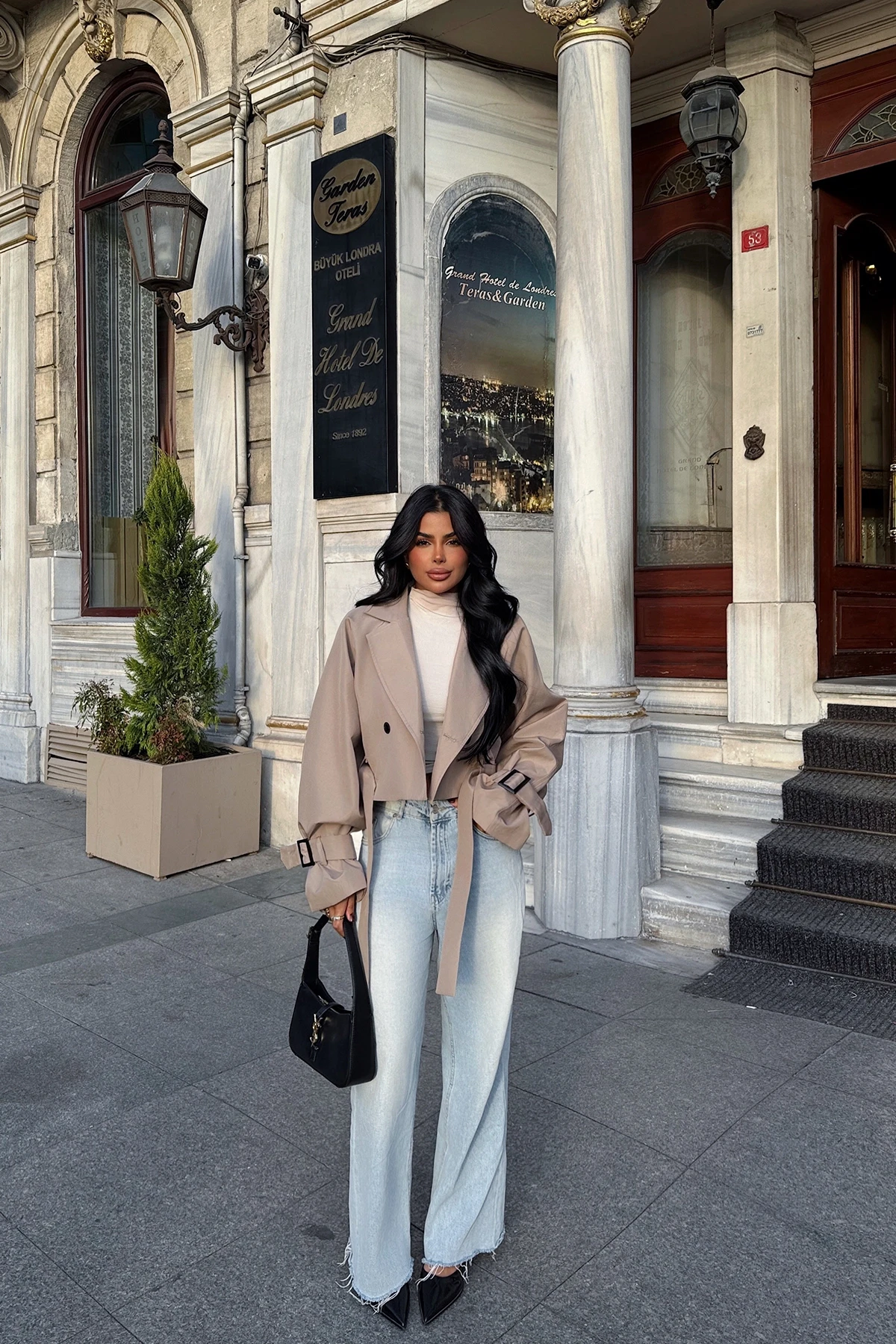 Picture of Tan Button Front Jacket