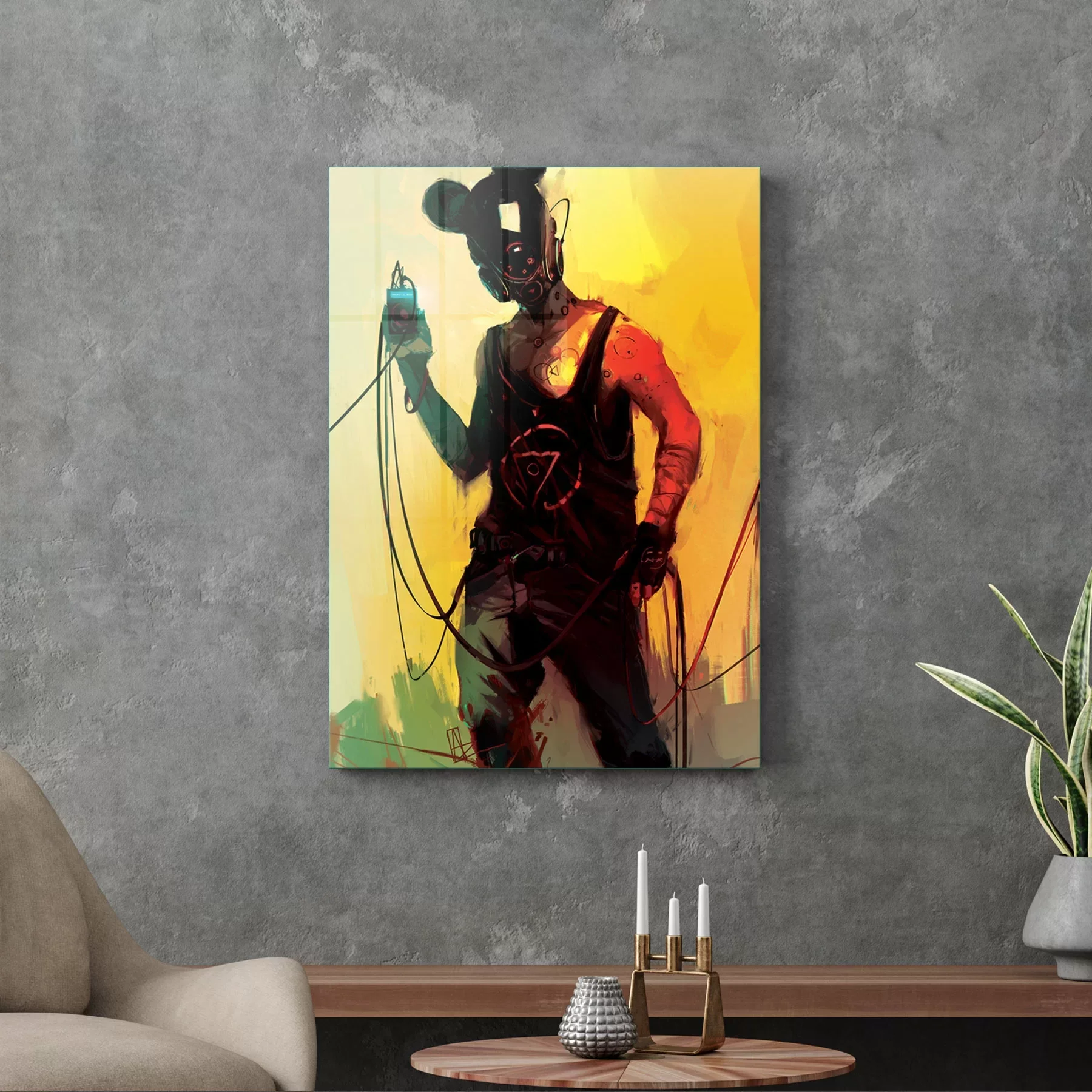 Picture of Decovetro Cam Tablo Cyberpunk Future 70x100 cm