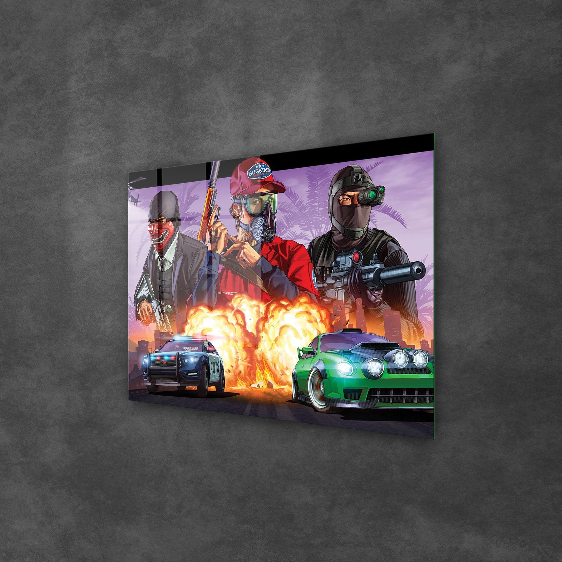 Picture of Decovetro Cam Tablo Gamer Room Backround 30x40 cm
