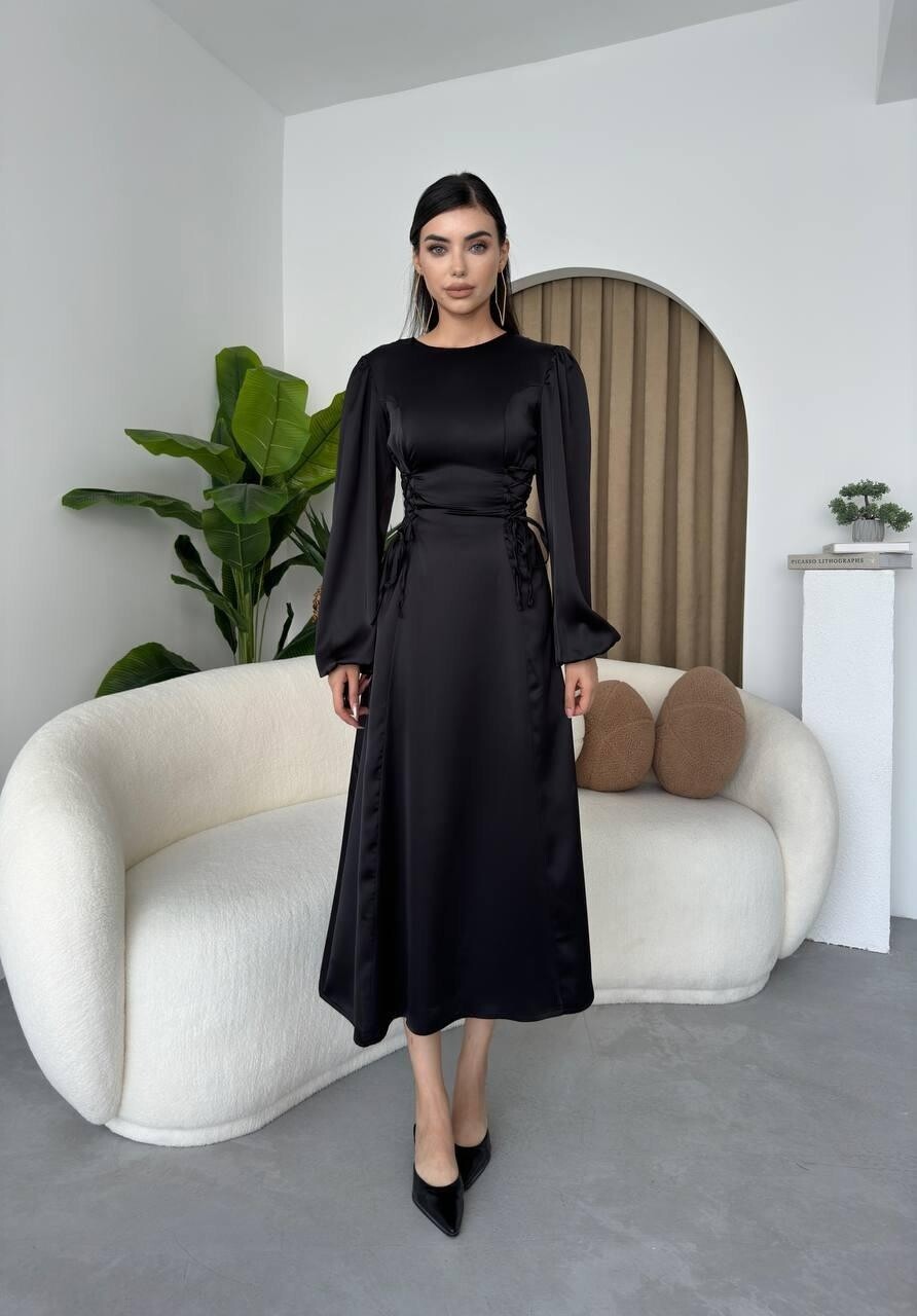 Picture of Rimini İp Detaylı Elbise