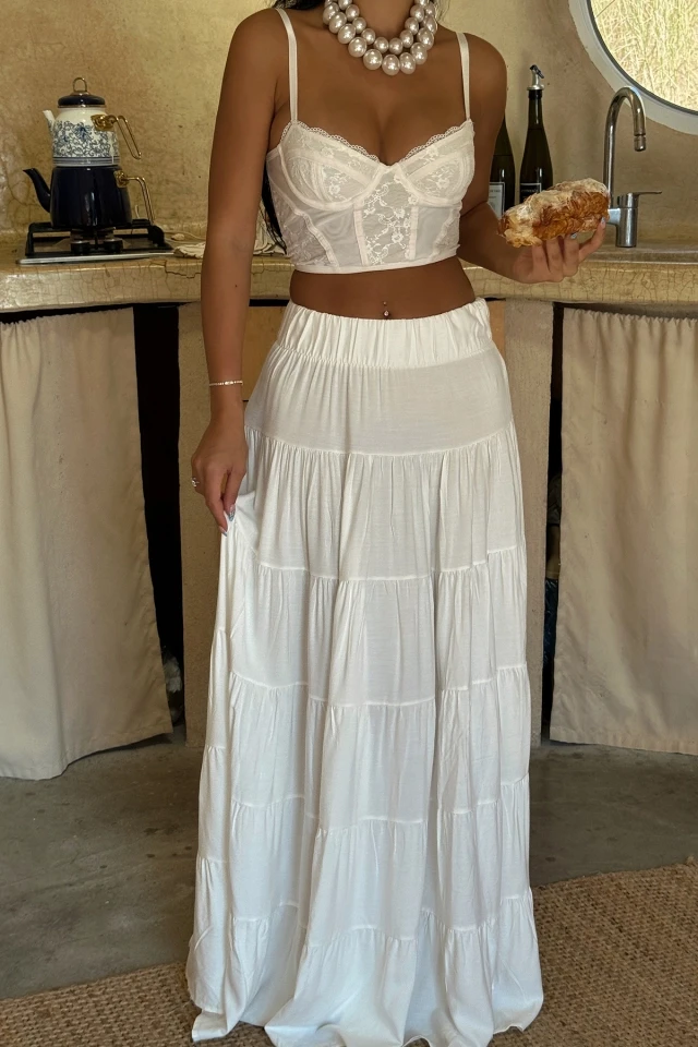 Picture of White Long Skirt