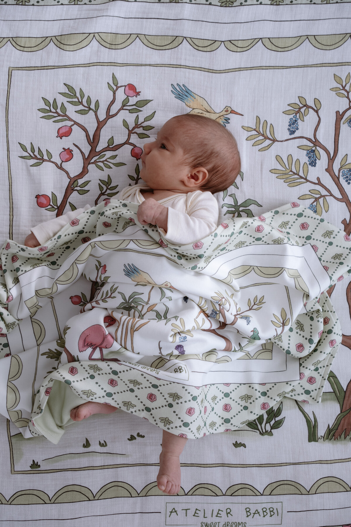 Picture of Çift Taraflı Bebek Battaniyesi - İlkbahar