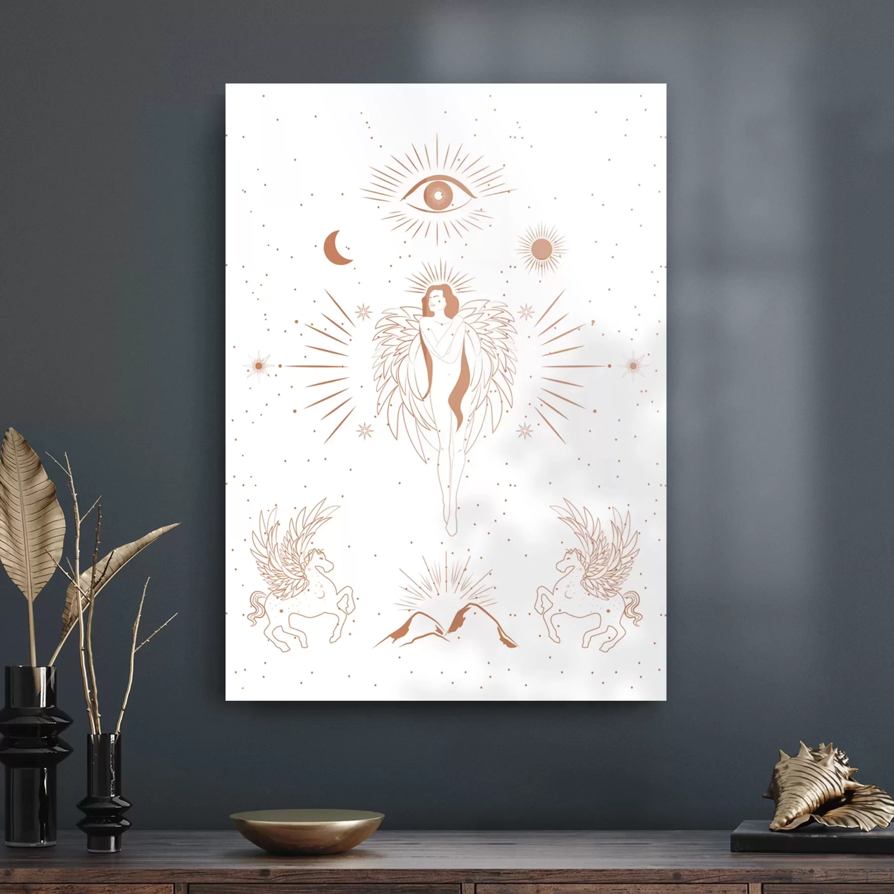 Picture of Decovetro Cam Tablo Aesthetic Angel 30x40 cm