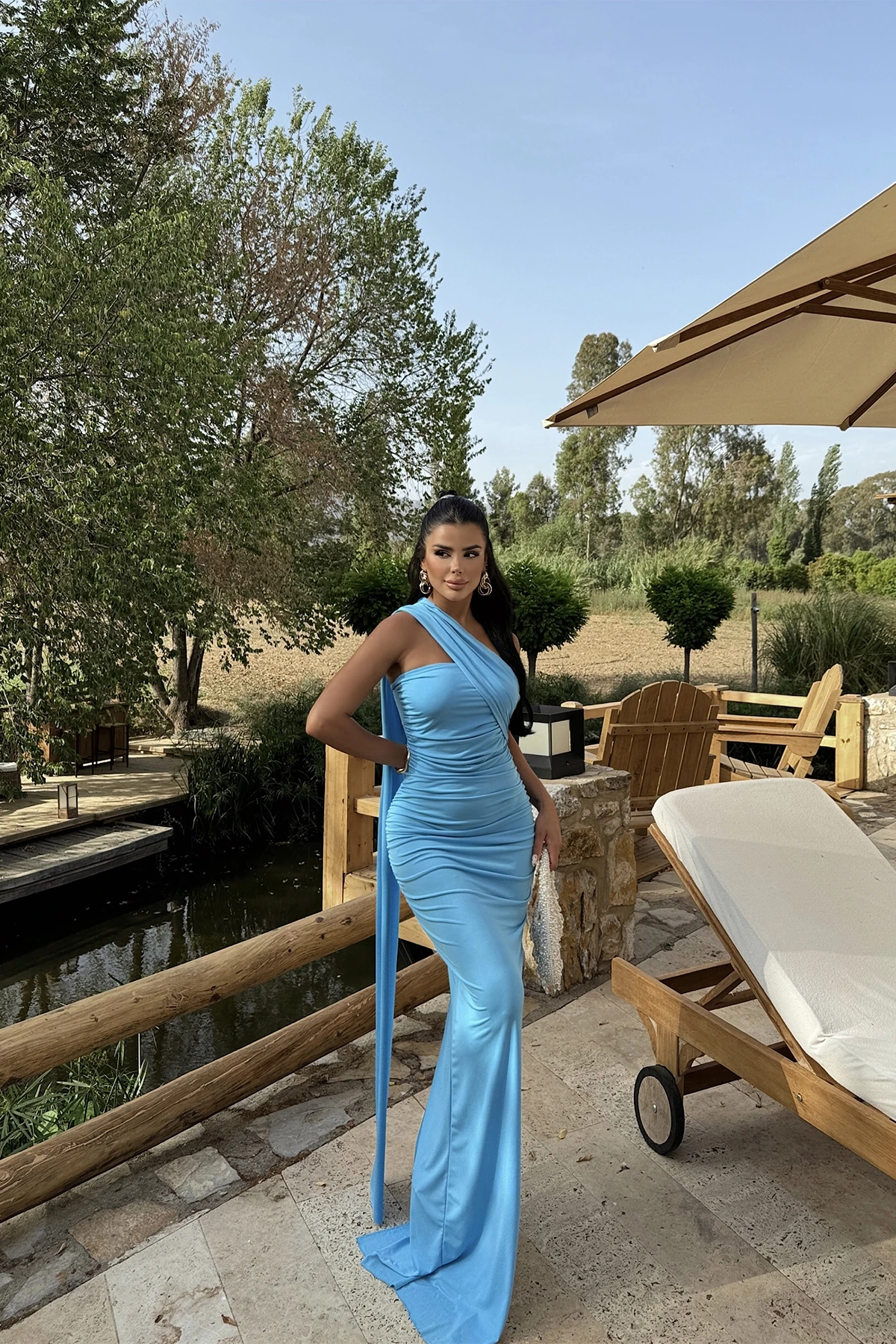 Picture of Blue Coraline Tie Dress