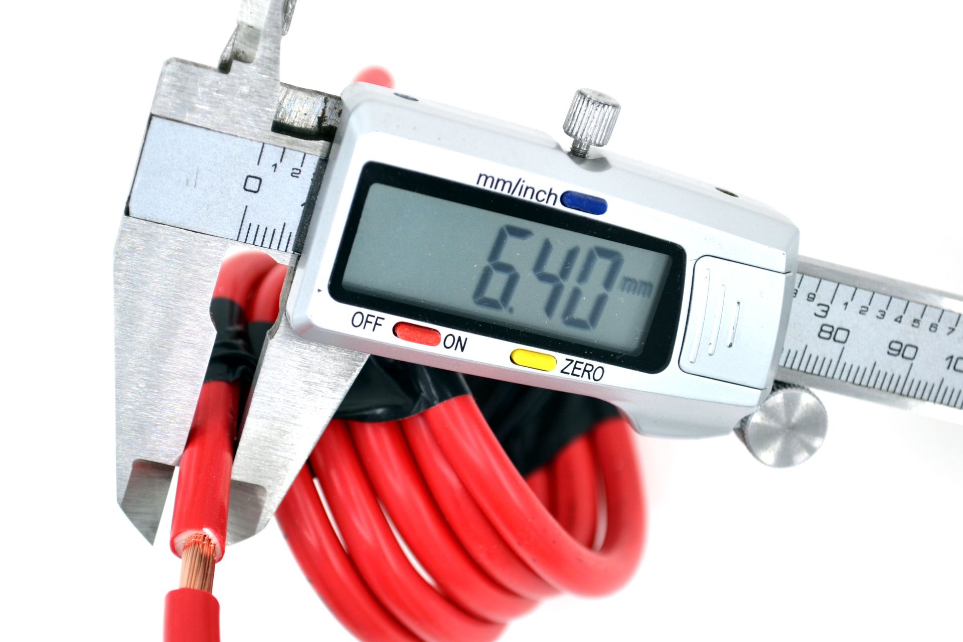 Picture of 1 Metre 10mm² Kırmızı Bakır Akü Kablosu Fly