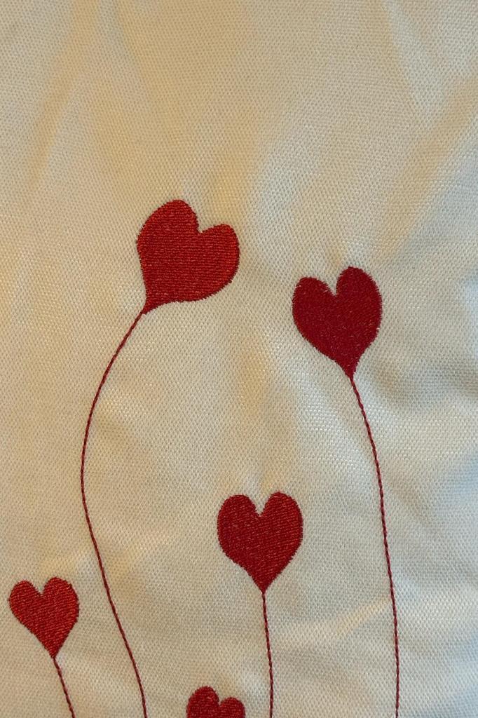 Picture of Kalpli Lüx Nakışlı Keten Kırlent Kılıfı 45x45 cm