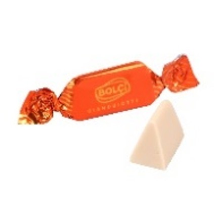 Picture of WHITE GIANDUJA CHOCOLATE GIANDUIOTTI DOUBLE TWIST 1Kg