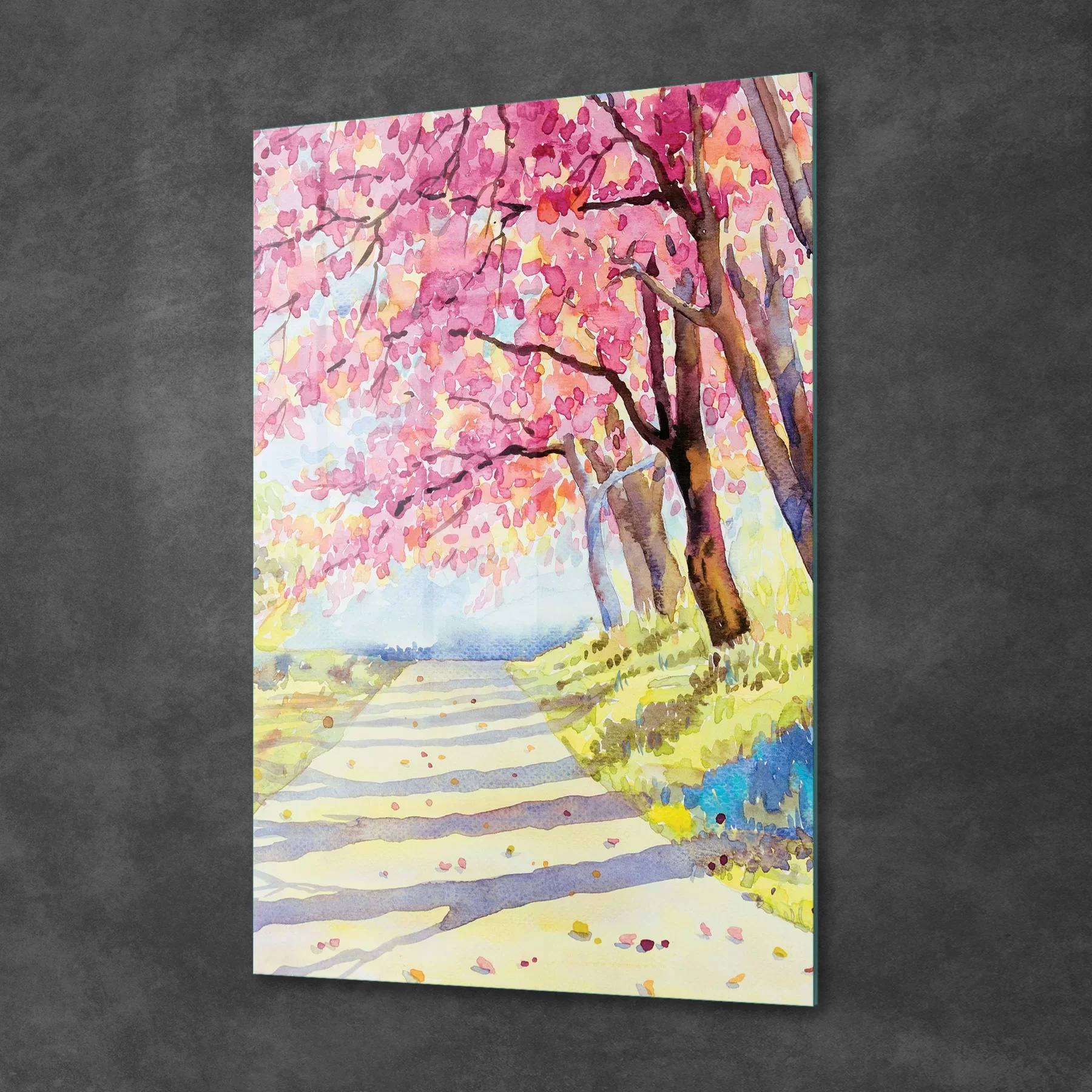 Picture of Decovetro Cam Tablo Yağlı Boya Manzara 70x100 cm