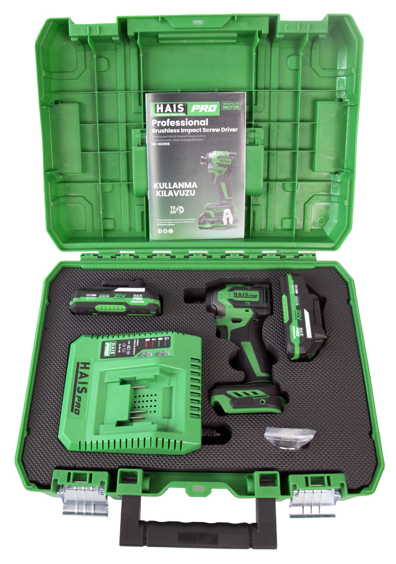 Picture of HAISPRO Profesyonel Darbeli Vidalama 21 V 2.0 Ah Çift Akülü