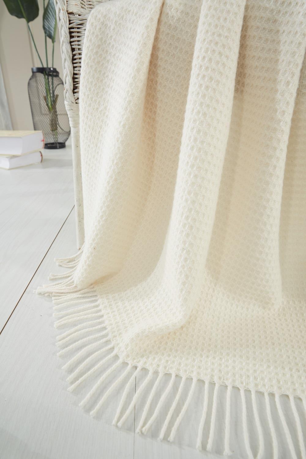 Picture of Dolce Bonita Home Yün-Pamuk Karışımlı TV Battaniye 130x170 Nude