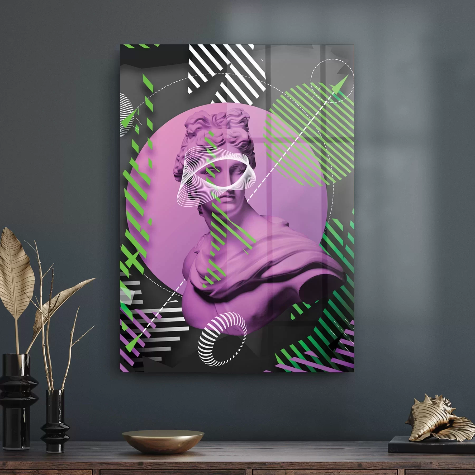 Picture of Decovetro Cam Tablo Modern Pop Art 30x40 cm