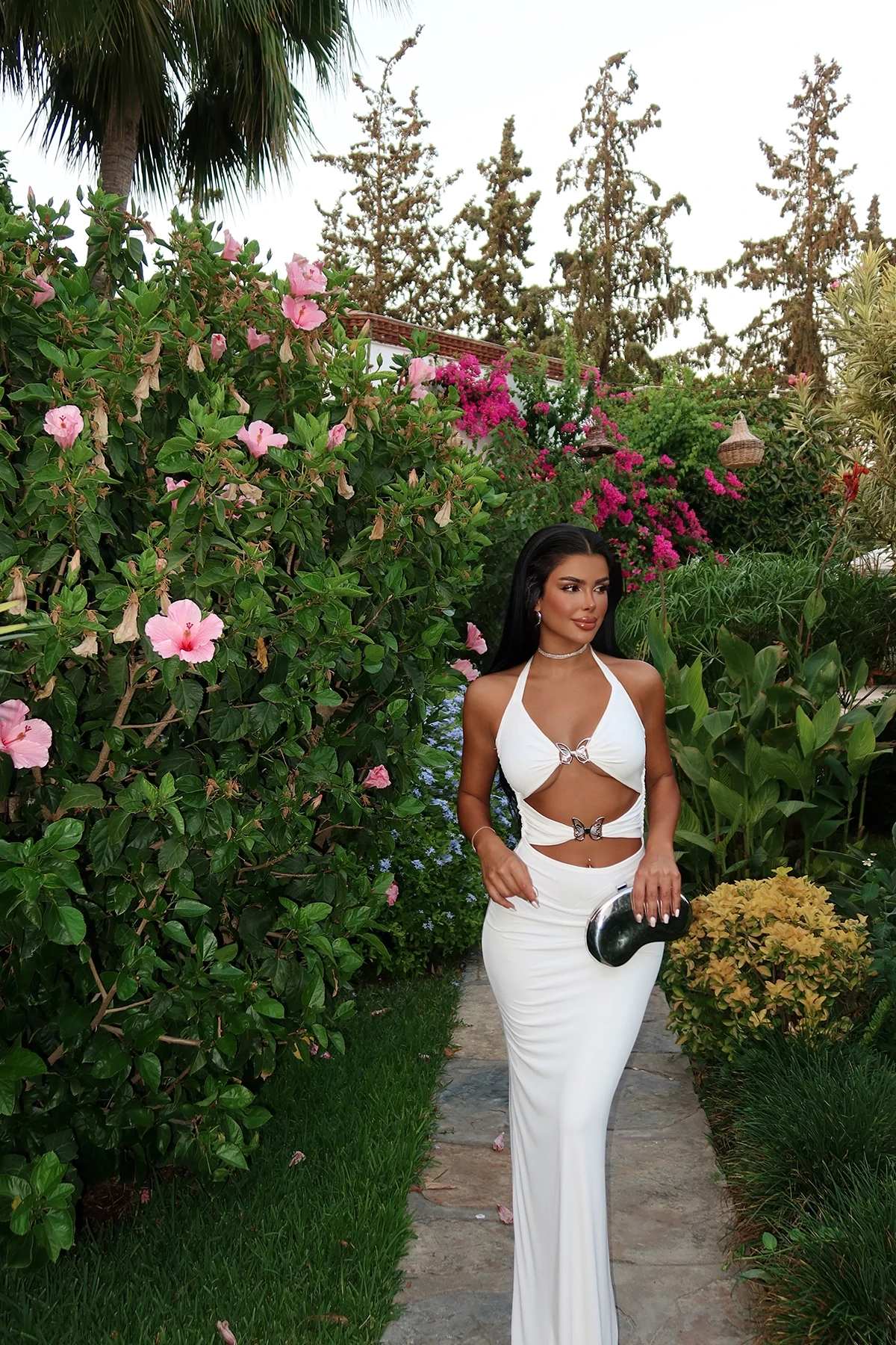 Picture of White Window Detail Dress