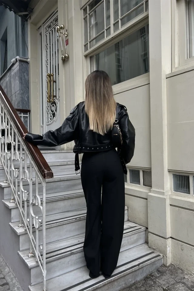 Picture of Black Palazzo Trousers