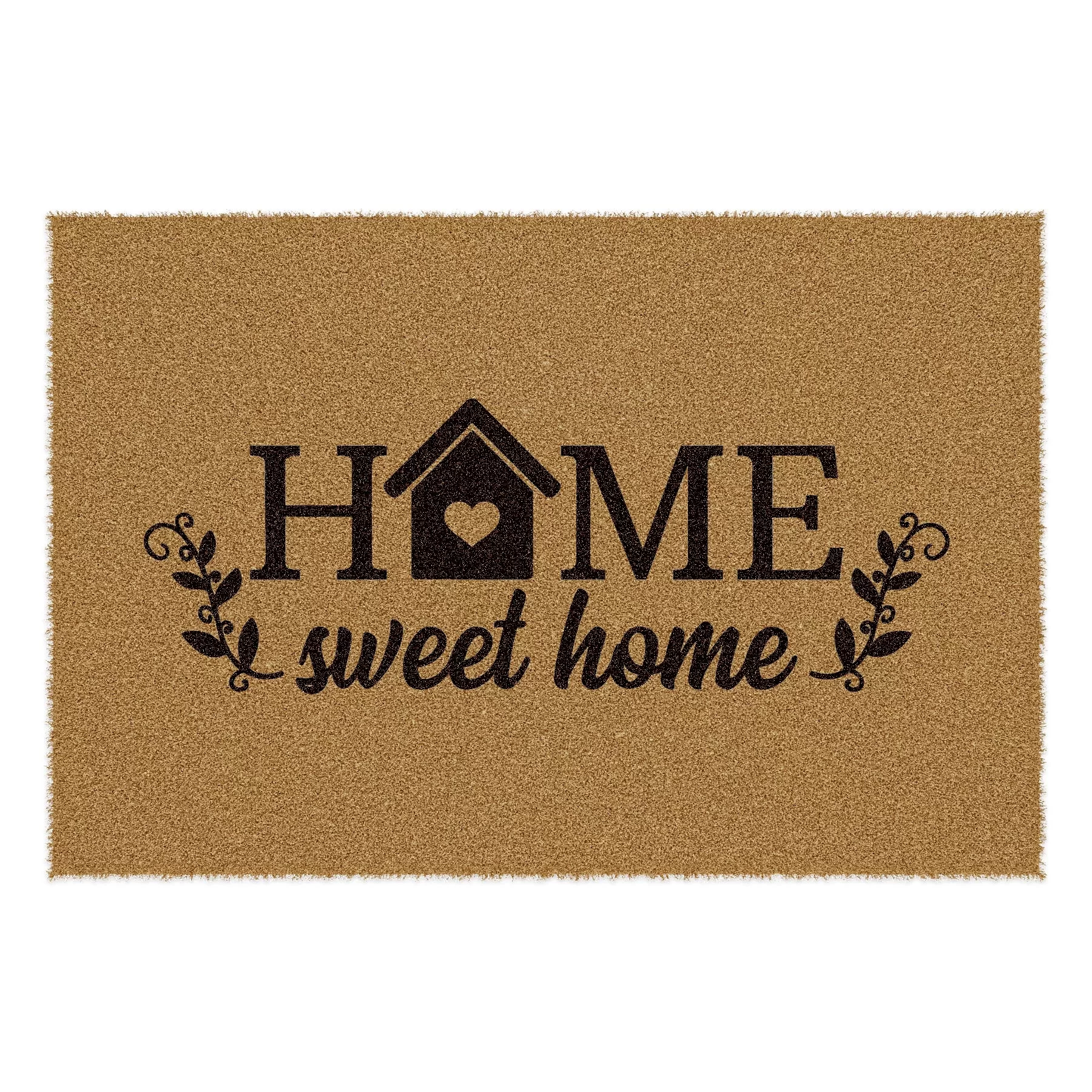 Picture of Decovetro Paspas Sweet Home Kalp Desenli Kapı Önü Paspası 40 x 60 cm