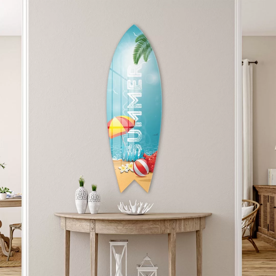 Picture of Decovetro ST 4025 Dekoratif Cam Sörf Tahtası 33x100 Cm