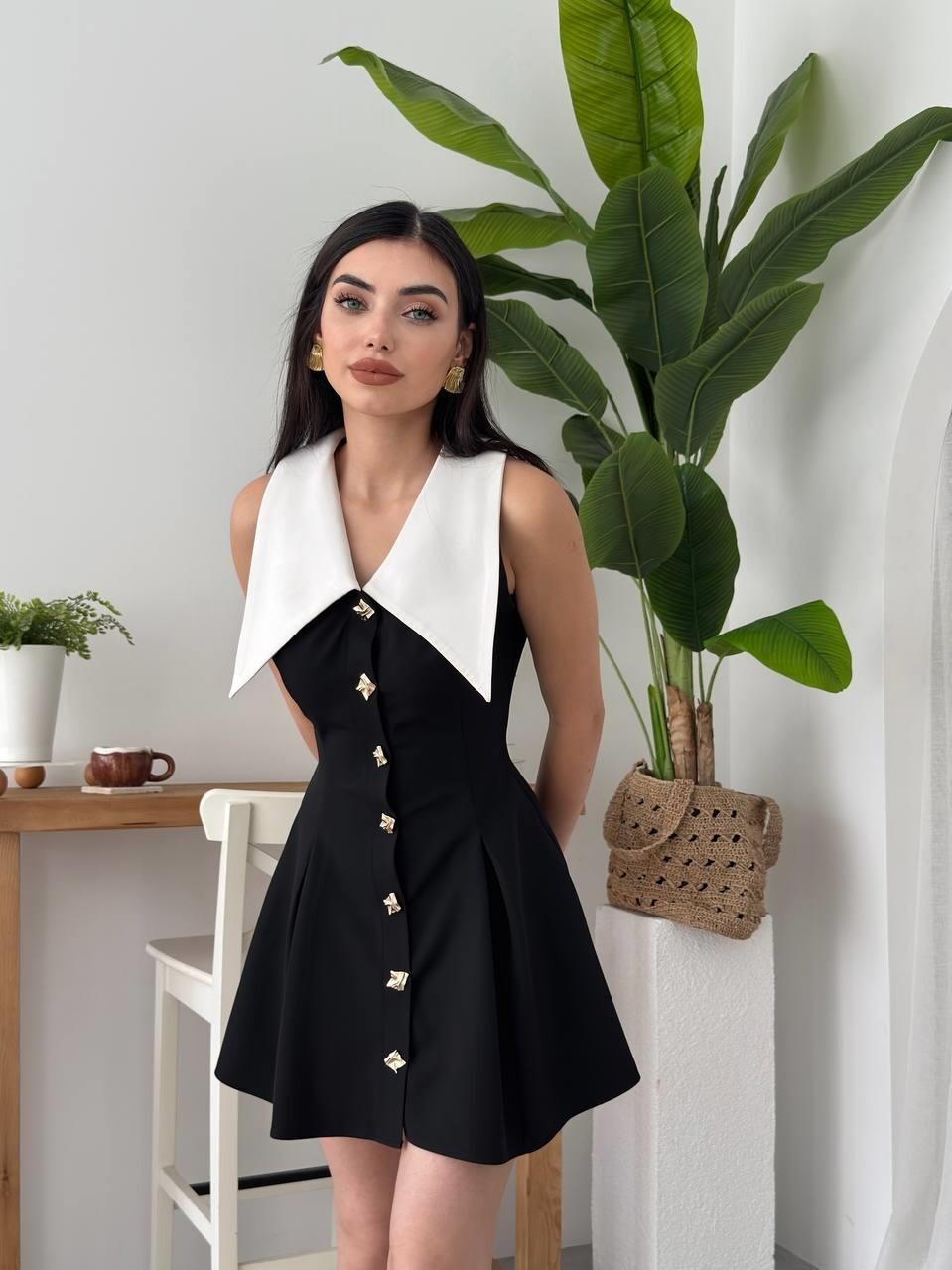 Picture of Ness Düğmeli Elbise