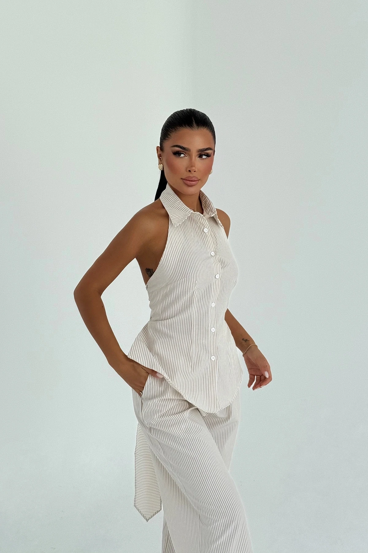 Picture of Beige Trouser Suit