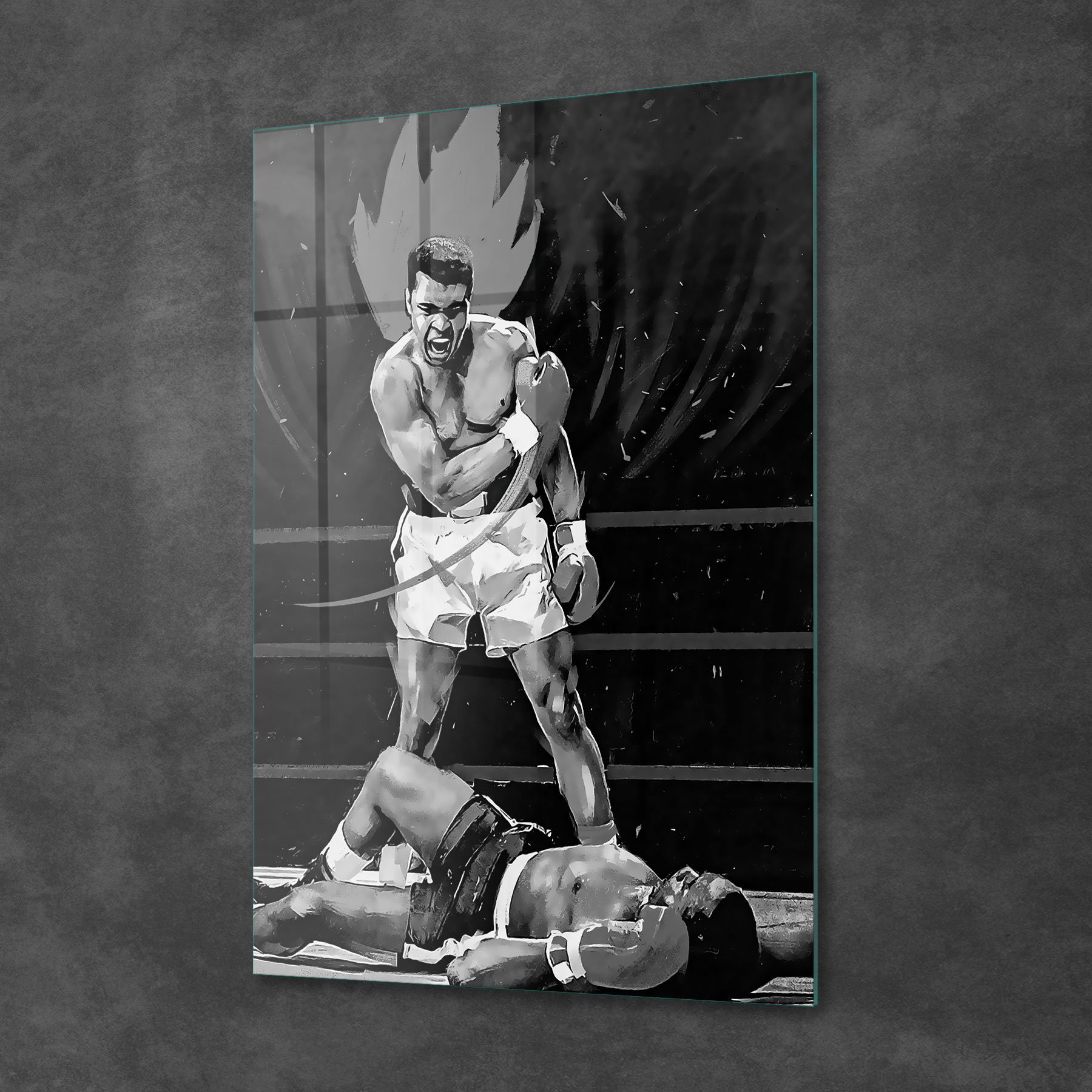 Picture of Decovetro Cam Tablo Muhammed Ali 50x70 cm