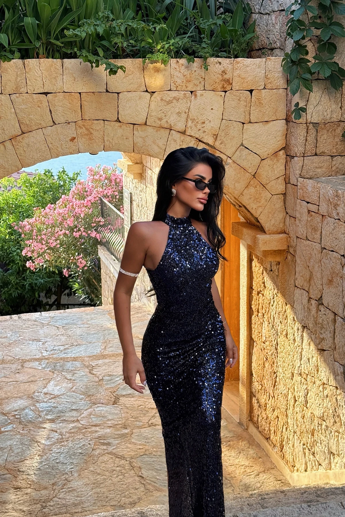 Picture of Purple Shion Sequined Dress