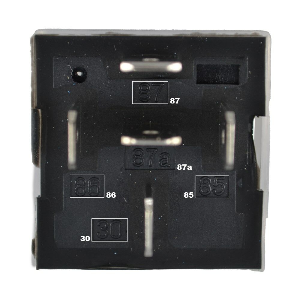 Picture of 24V 40A Ledli Şeffaf Mini Röle 5 Fişli