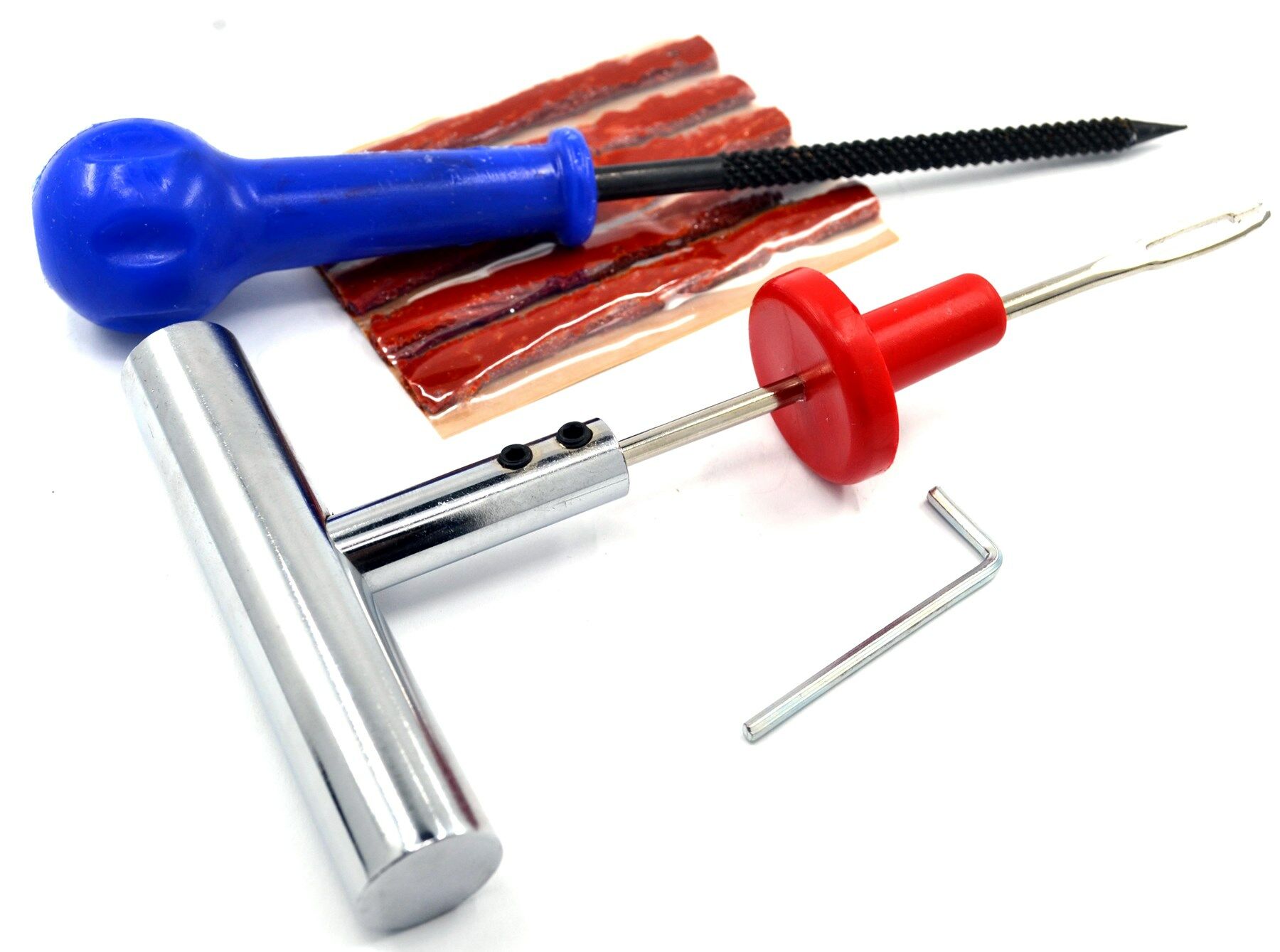 Picture of Oto Lastik Tamir Aleti Fitil Atma Seti Alyanlı Metal Sap