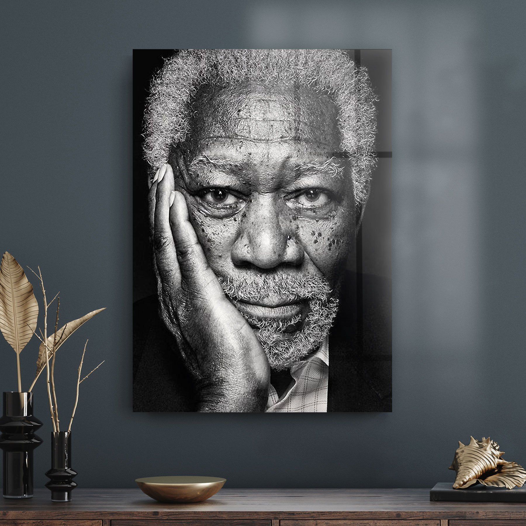 Picture of Decovetro Cam Tablo Morgan Freeman 30x40 cm