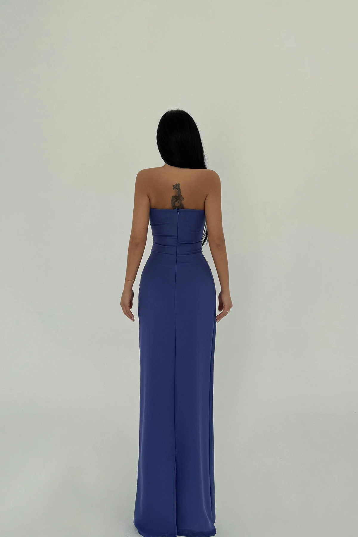 Picture of Indigo Arco Bow Detail Dress