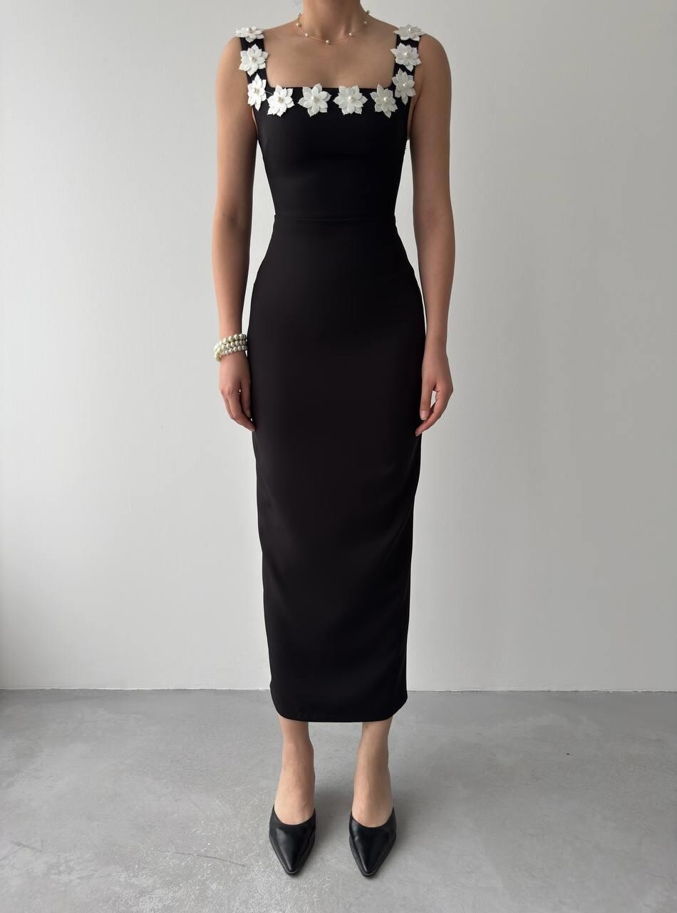 Picture of Mıng Çiçek Detaylı Elbise