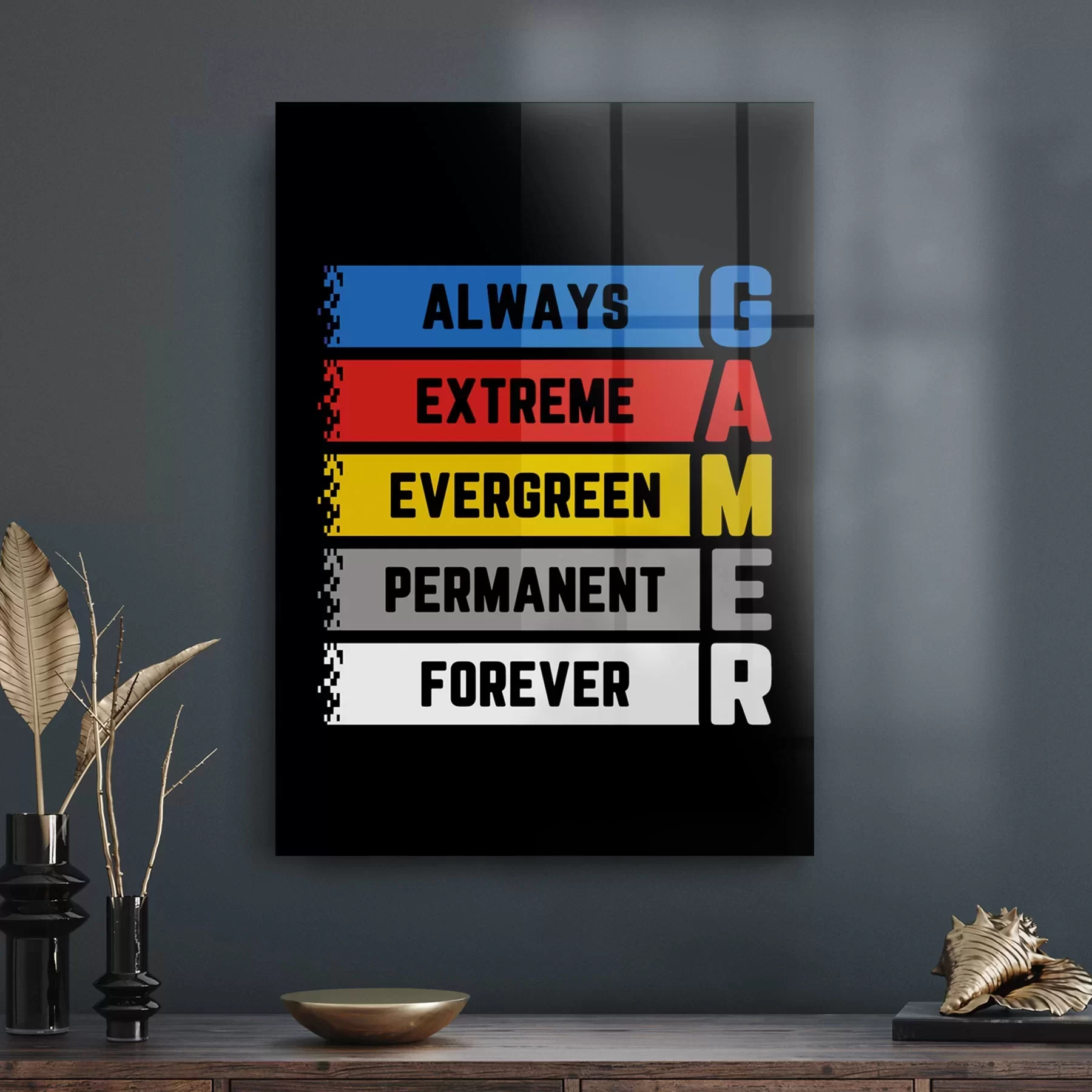 Picture of Decovetro Cam Tablo Game Yazılı 30x40 cm