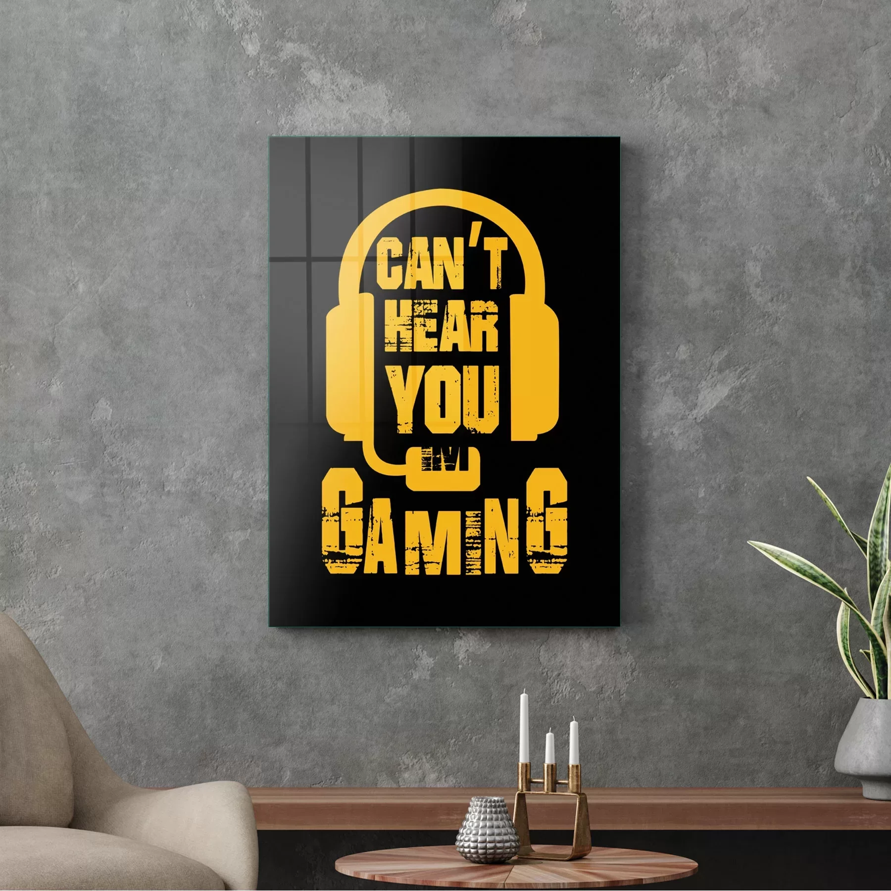 Picture of Decovetro Cam Tablo Gaming Yazılı 30x40 cm