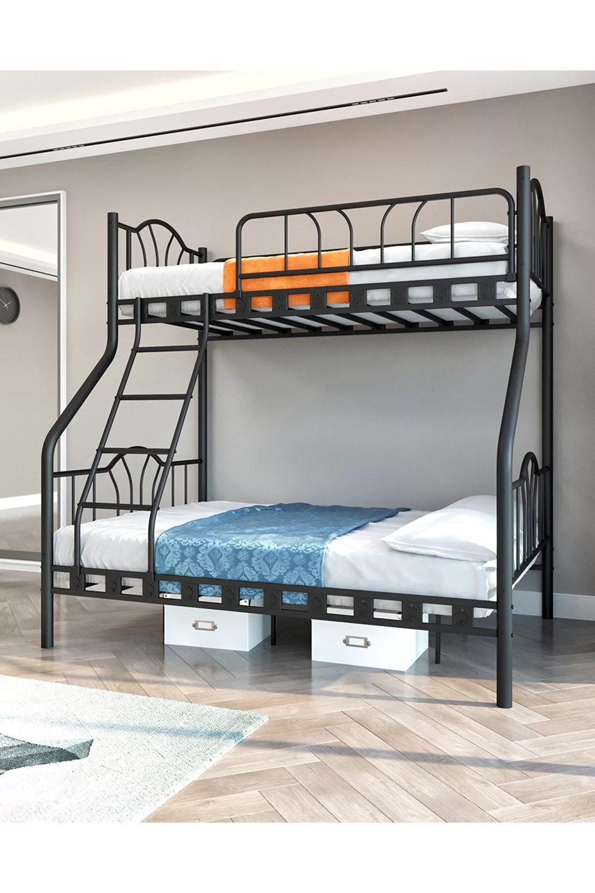 Picture of Imaj 3 Kişilik Ebeveyn 3'lü Metal Ranza 90x200 & 140x200