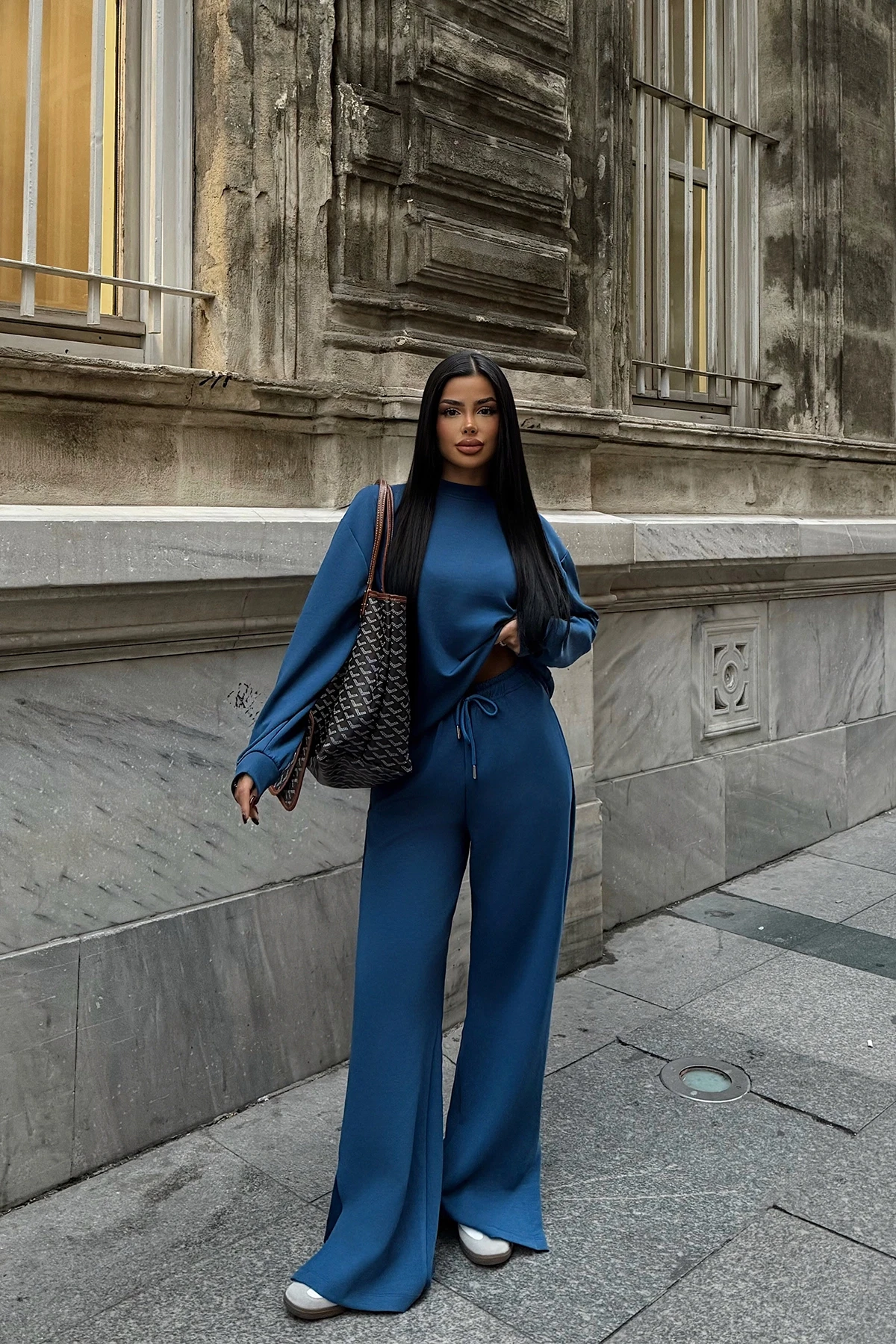 Picture of Indigo Trousers Set