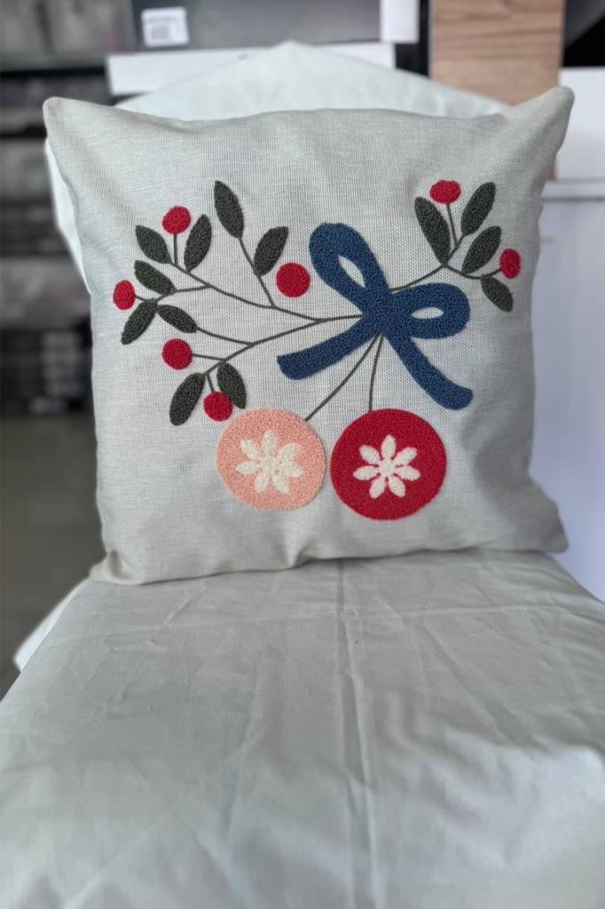 Picture of Brenda 2li Punch Nakışlı Kırlent Kılıfı 45x45 Cm