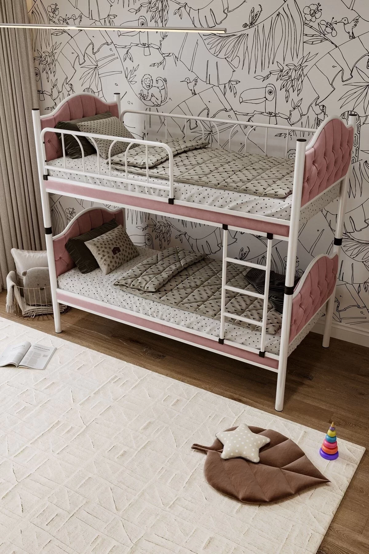 Picture of Melis Çift Katlı Metal Ranza Ve Karyola 90x190