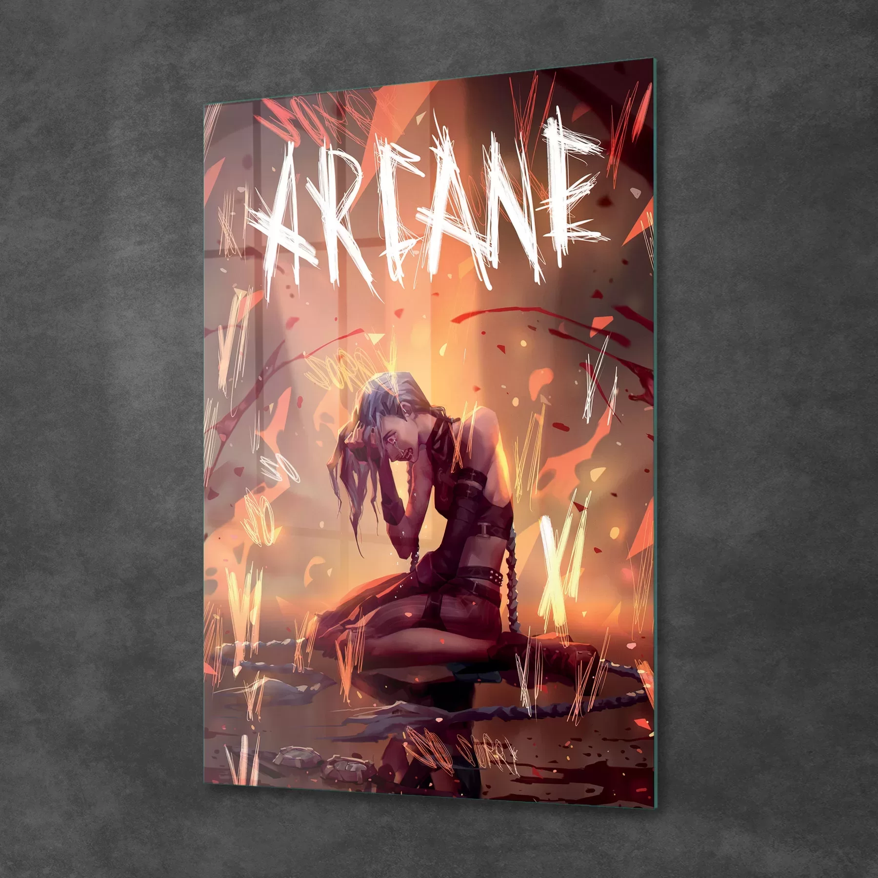 Picture of Decovetro Cam Tablo Arcane Jinx 70x100 cm