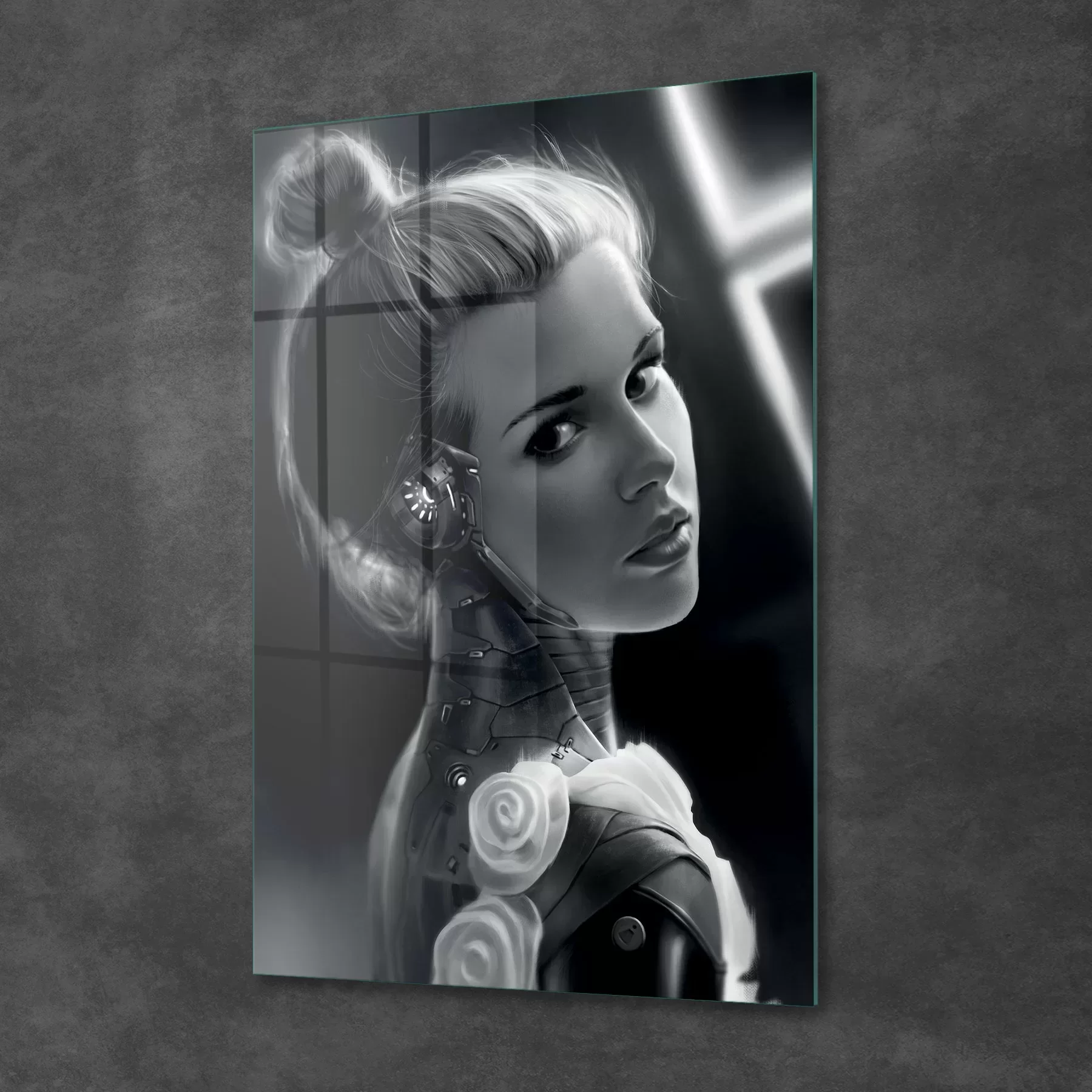 Picture of Decovetro Cam Tablo Cyberpunk Girl 50x70 cm