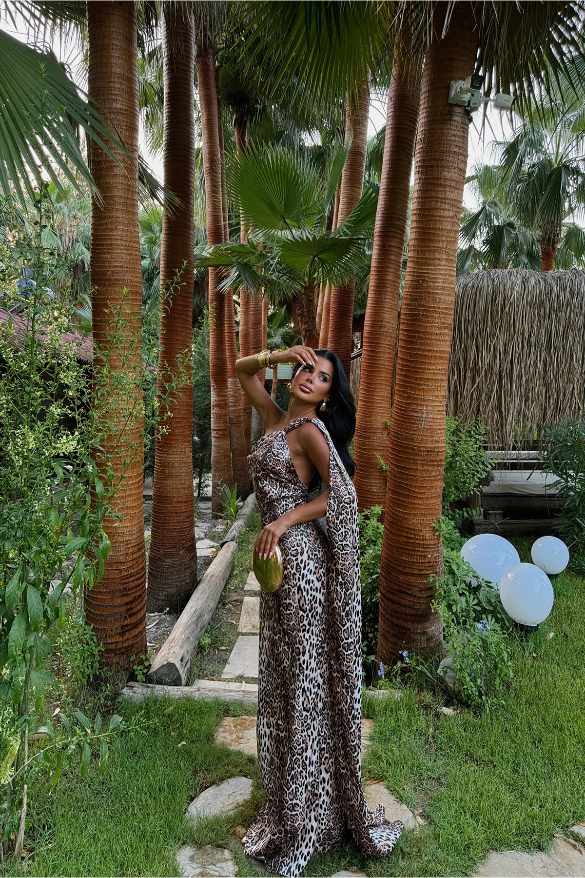 Picture of Pardus Satin Dress Dress