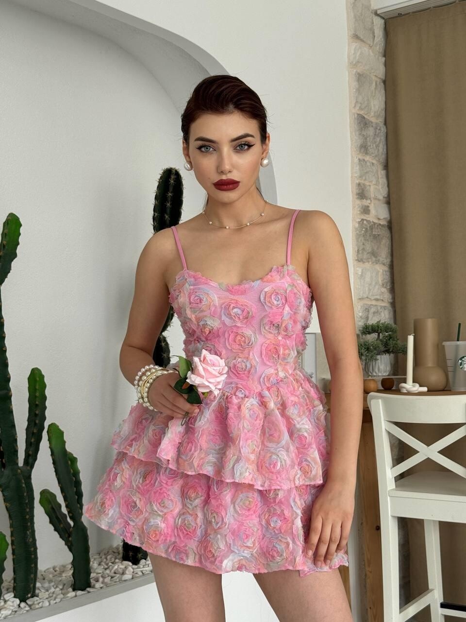 Picture of Flora İp Askılı Elbise