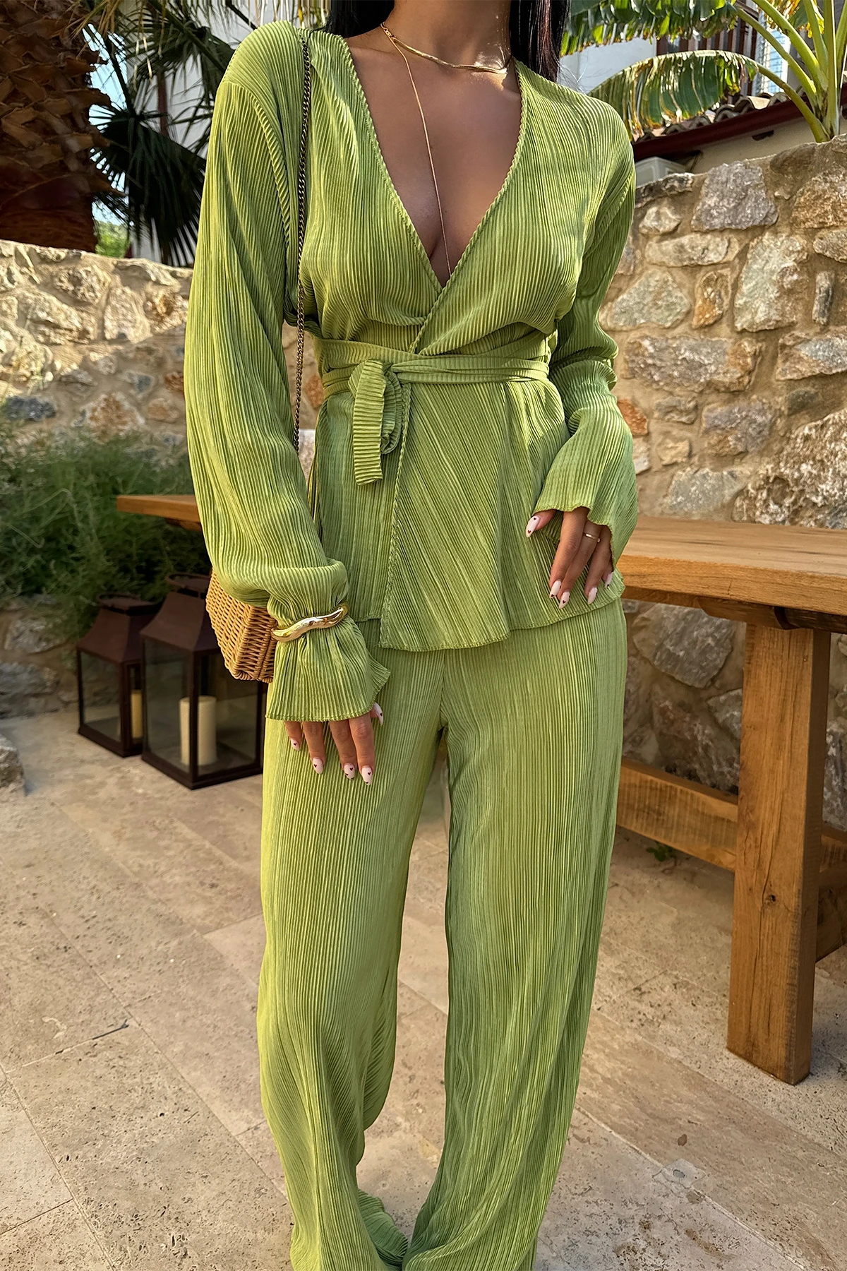 Picture of Oil Green Valerie Suit