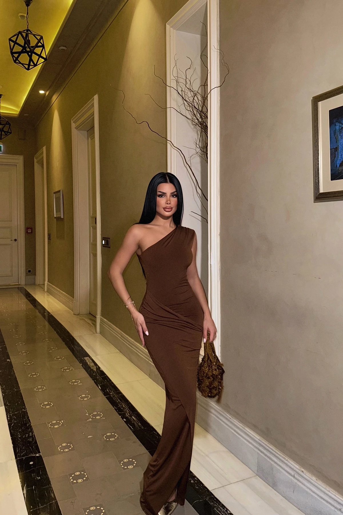 Picture of Brown Long Dress