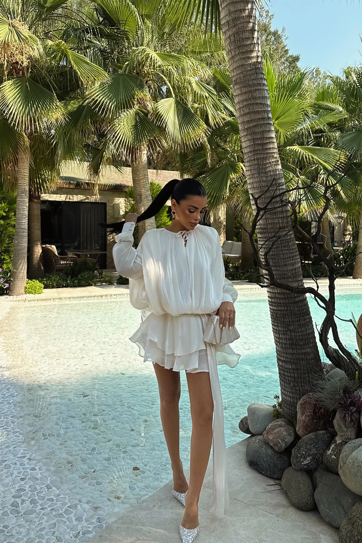 Picture of White Salerno Mini Dress