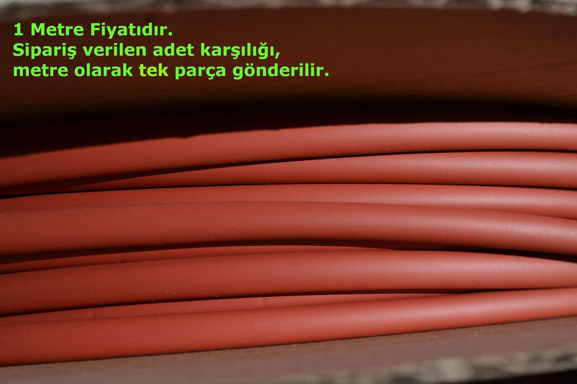 Picture of 6,4mm Kırmızı Isı İle Daralan Makaron Kablo Izolasyon