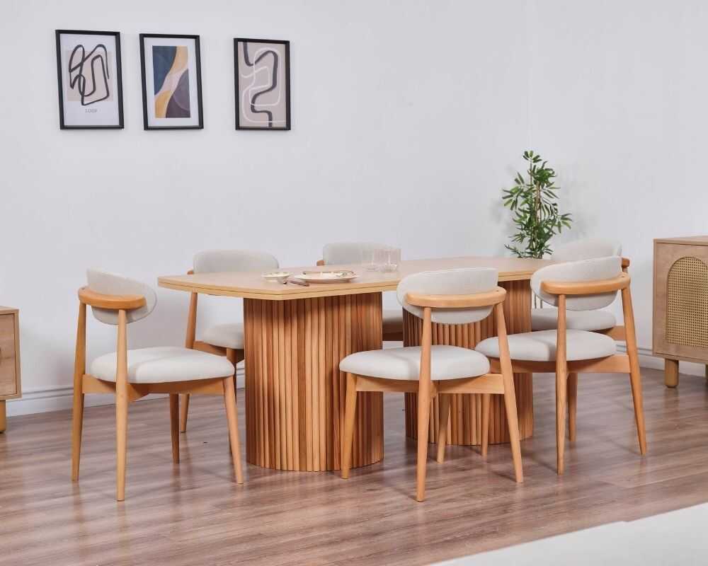 Picture of Bohem 6 Sandalye Masa Takımı