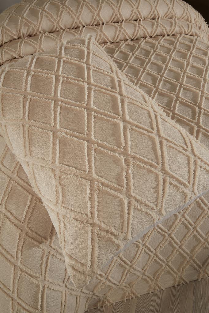 Picture of Çeyiz Diyarı Vesya 2 Parça Tek Kişilik Pike Takımı Bej