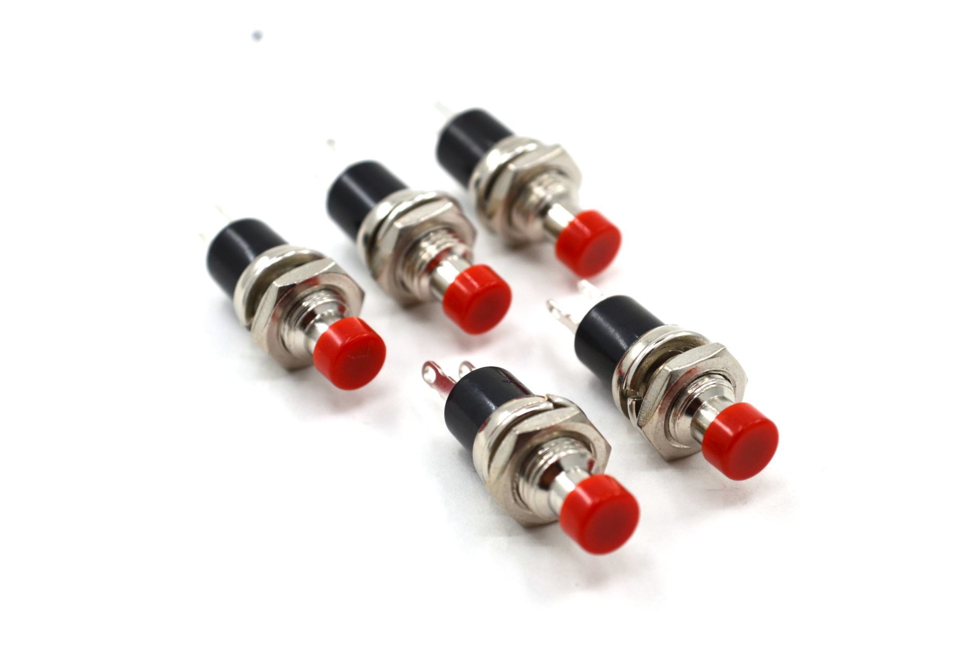 Picture of Mini Kırmızı Buton 1-0 Diyafon Alarm Reset Metal Gövde MT-ANY04