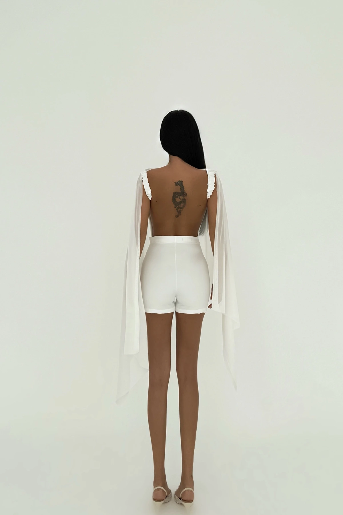 Picture of White Basic Jumpsuit