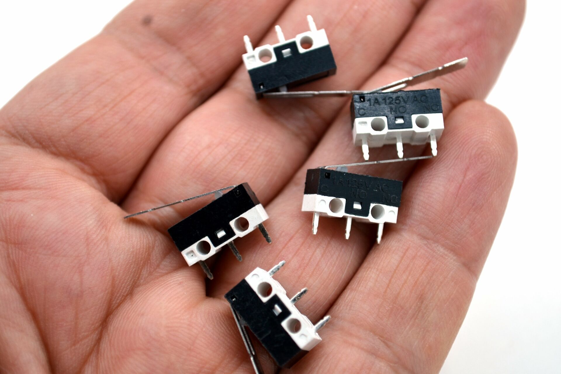 Picture of 5 Adet Mini Micro Switch Uzun Paletli KW10 Z2P