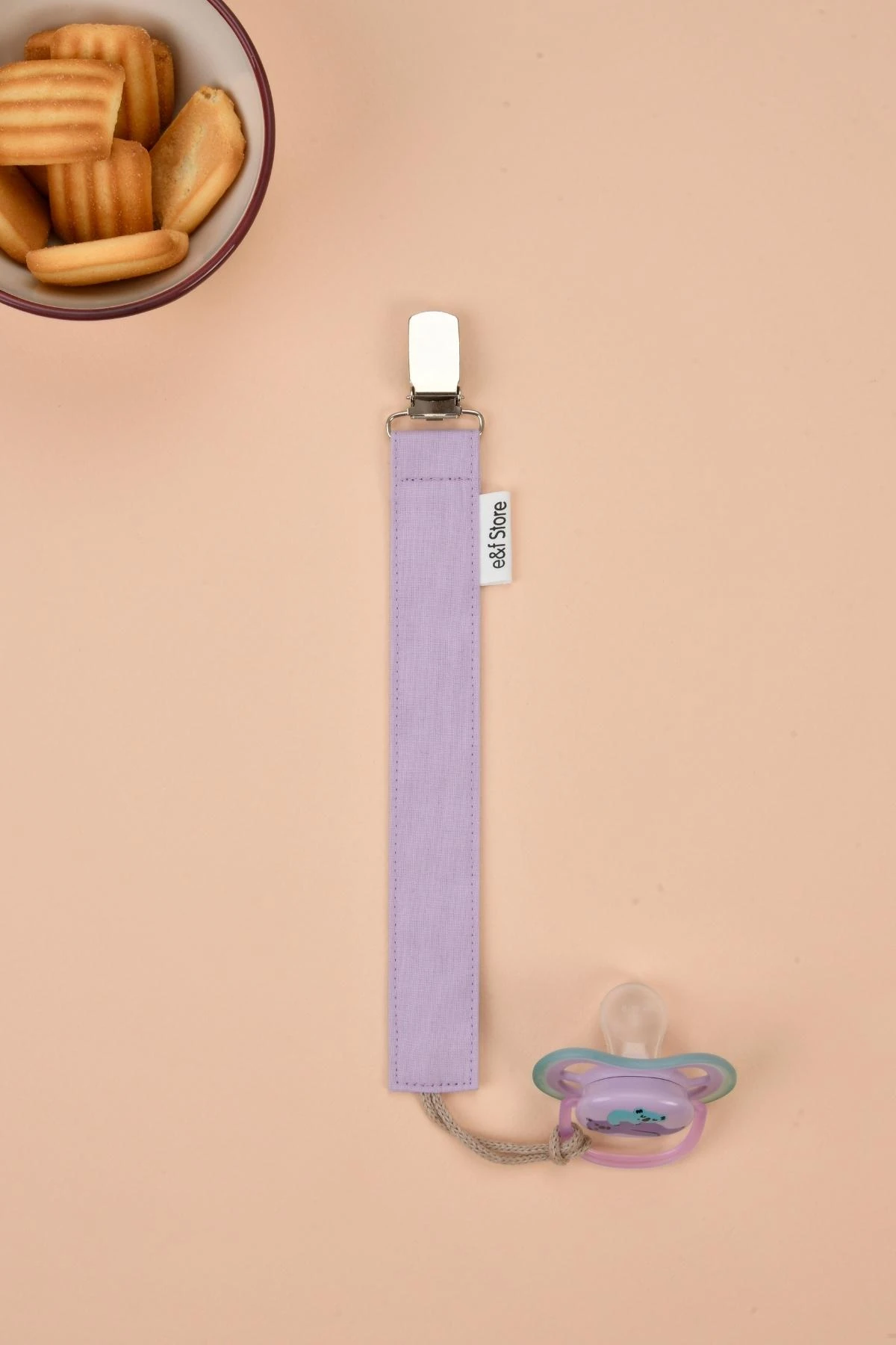 Picture of 4'lü Emzik Askısı Seti - Sarı - Pembe - Mint Yeşili - Lila