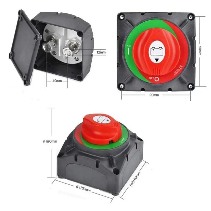 Picture of Akü Devre Kesici Şalter 12V-60V 600A Büyük MT-ADK600